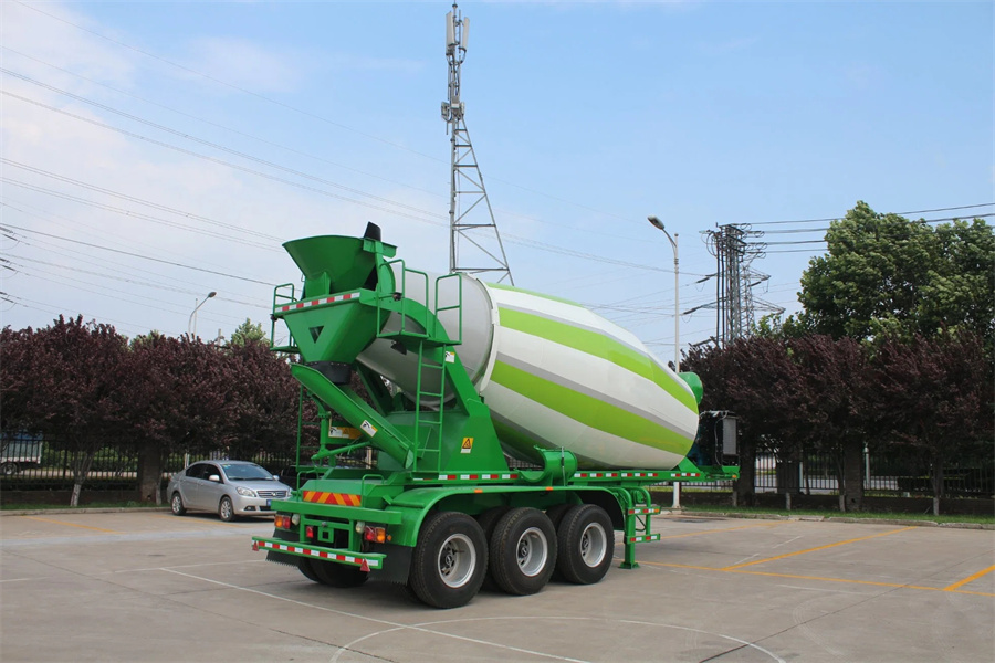 3 Axle 20 Cbm Concrete Mixer Trailer Cement Mixer Trailer