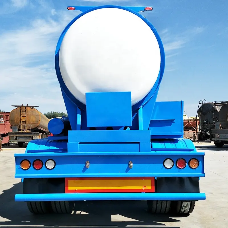 3 Axles 25000L 25cbm Hydrochloric Acid Chemical Tanker Trailer