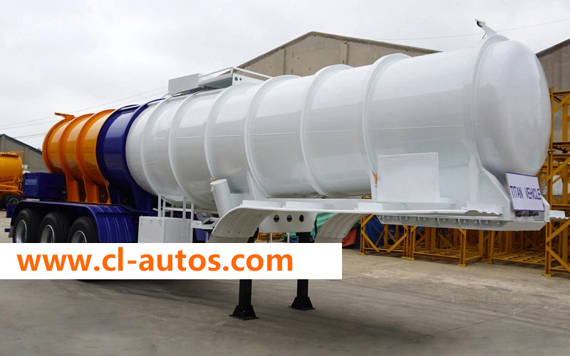 3 Axles 20000L 20cbm Acid Chemical Tank Trailer