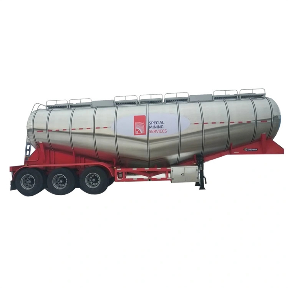 3 Axles 30cbm V Shape Insulated Nitric Acid Liquid Chemical Tank Trailer