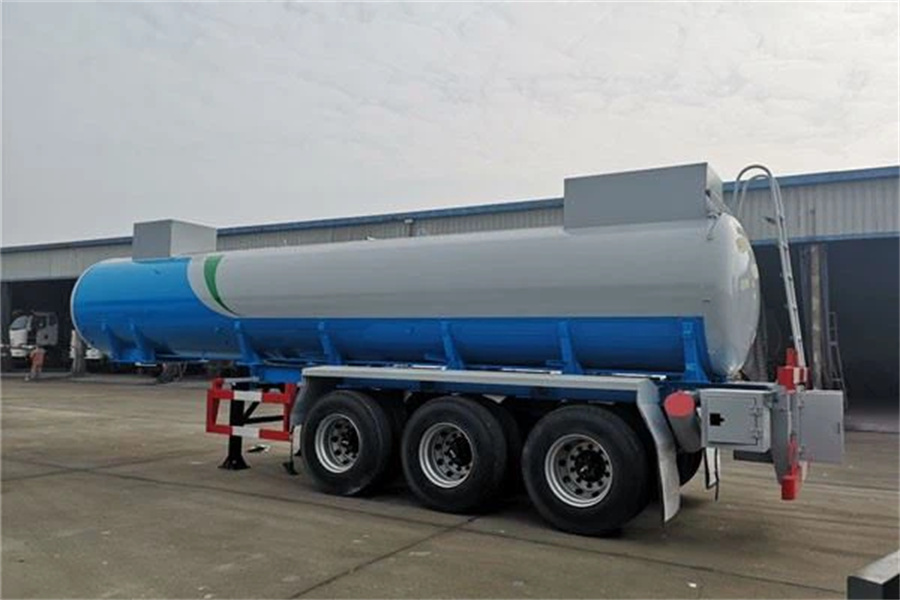 3 Axles 35cbm Chemical Liquid Semi Trailer