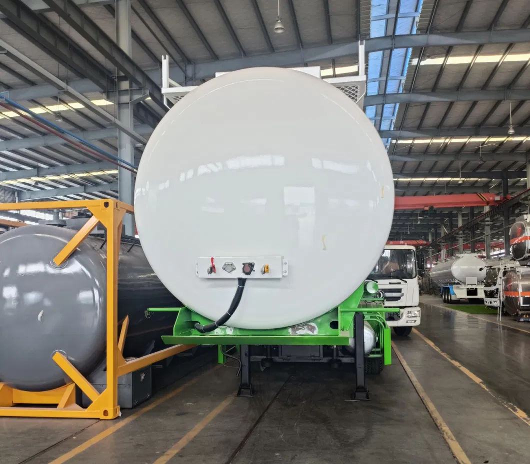 3 Axles Acid Chemical Solvent Solution Liquid Heavy Duty Tank Semi Trailer with PE Inner Lining