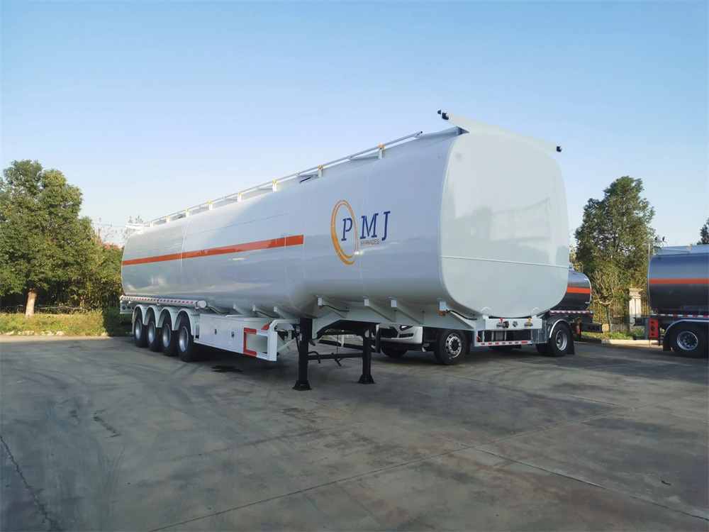 4 Axles 58cbm 58000liter Steel Semi Trailer for Oil Diesel Gasoline Tanker Truck Semi Trailer