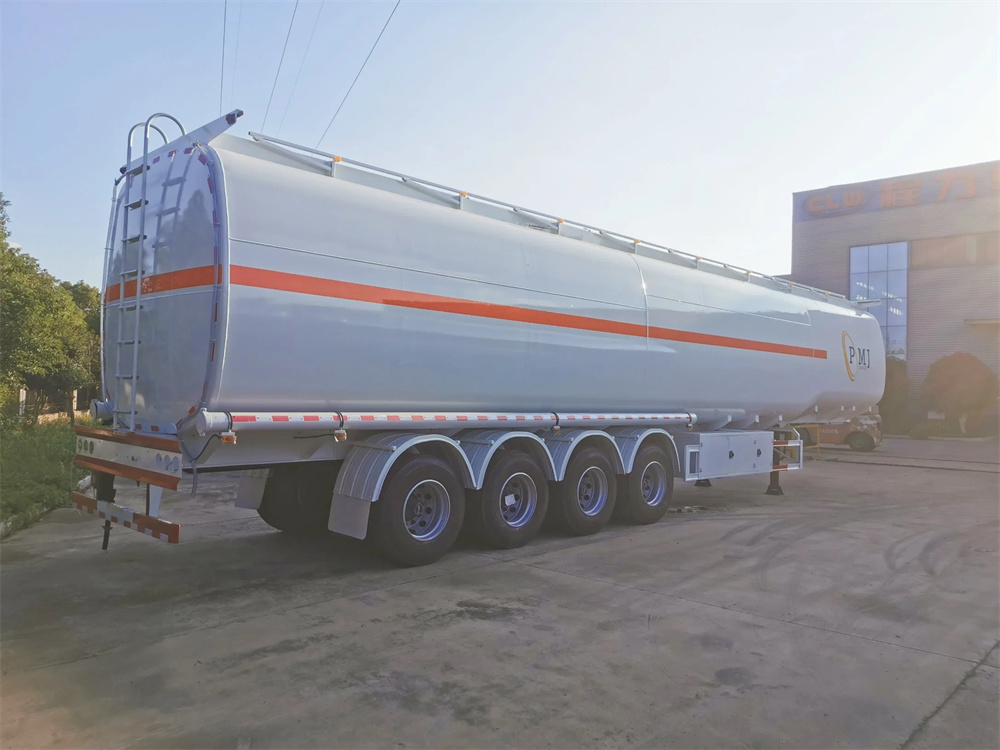 4 Axles 58cbm 58000liter Steel Semi Trailer for Oil Diesel Gasoline Tanker Truck Semi Trailer