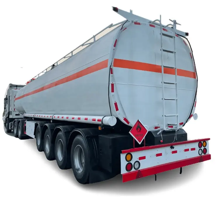 3 Axle 55cbm 55000liter Tanker Semi Trailer