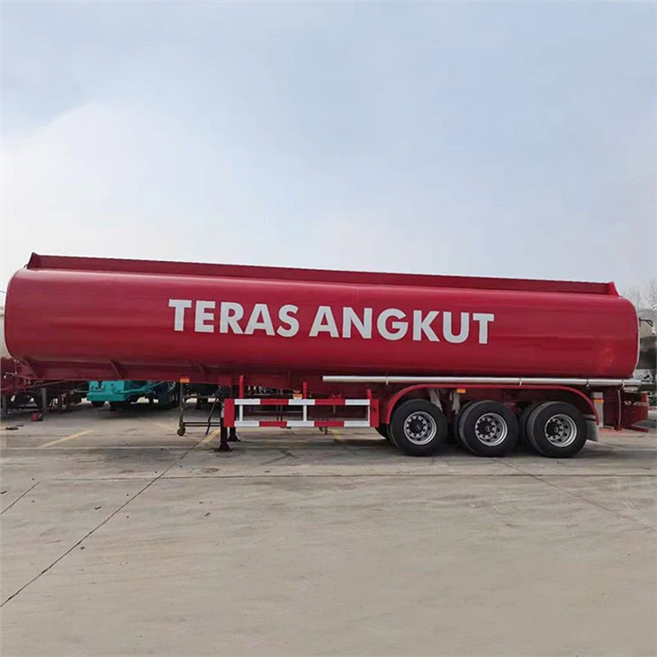 3 Axle 46cbm 46000liter Tanker Semi Trailer