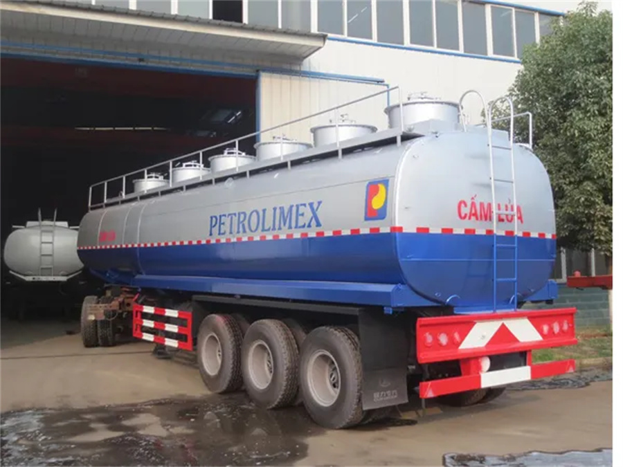 3 Axle 43cbm 43000liter Good Quality Carbon Steel Tank Trailer with 6 Compartment