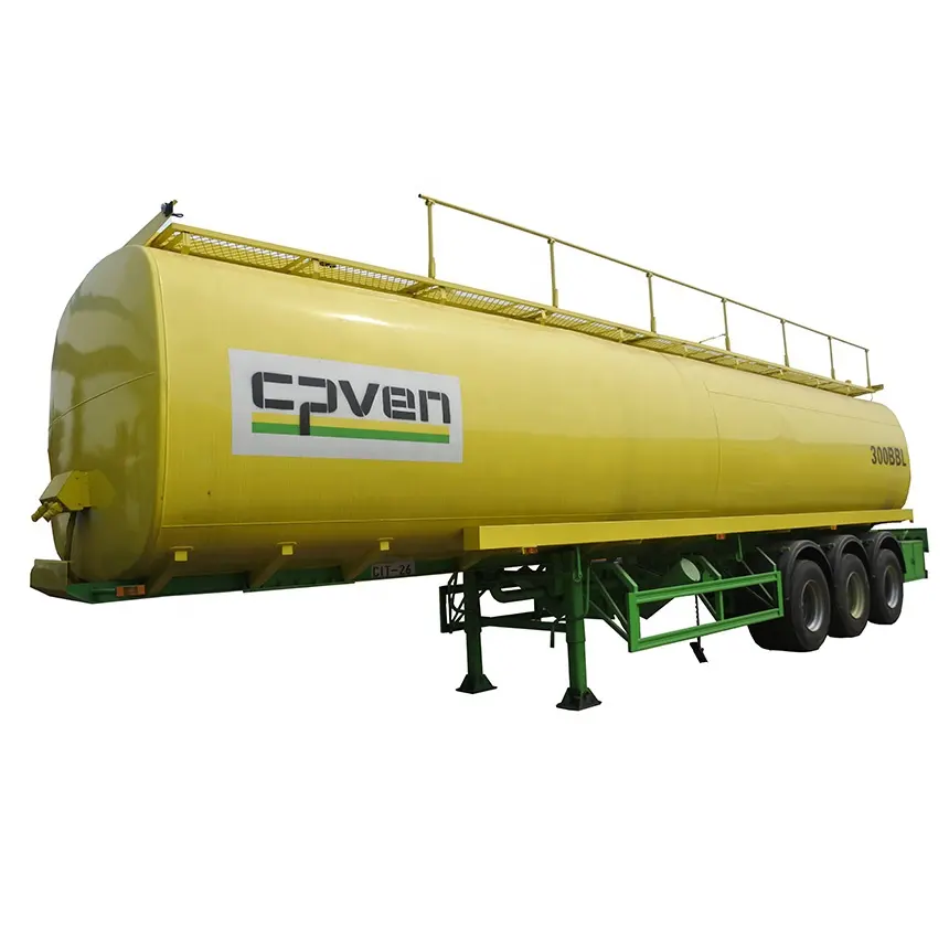 3 Axle 48cbm 48000liter Tanker Semi Trailer Transport Oil Diesel Petrol Fuel Tank Semi Trailer