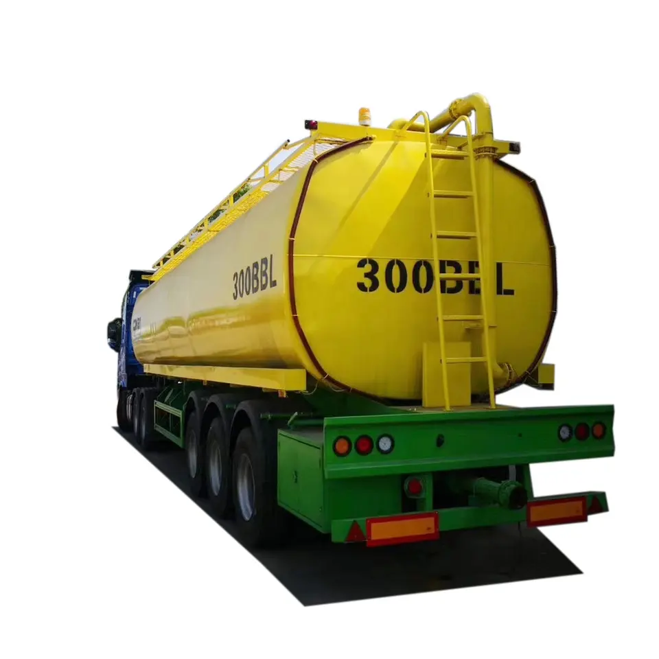 3 Axle 48cbm 48000liter Tanker Semi Trailer Transport Oil Diesel Petrol Fuel Tank Semi Trailer