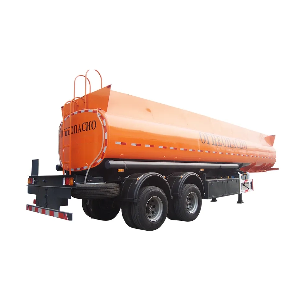 3 Axle 48cbm 48000liter Good Quality Carbon Steel Tank Trailer for Oil Fuel Diesel Gaso line Crude