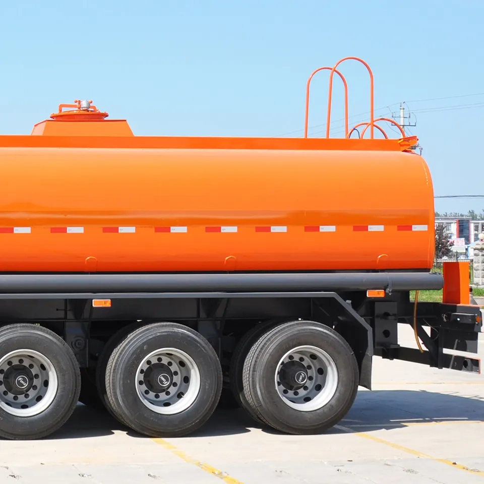 3 Axle 48cbm 48000liter Good Quality Carbon Steel Tank Trailer for Oil Fuel Diesel Gaso line Crude