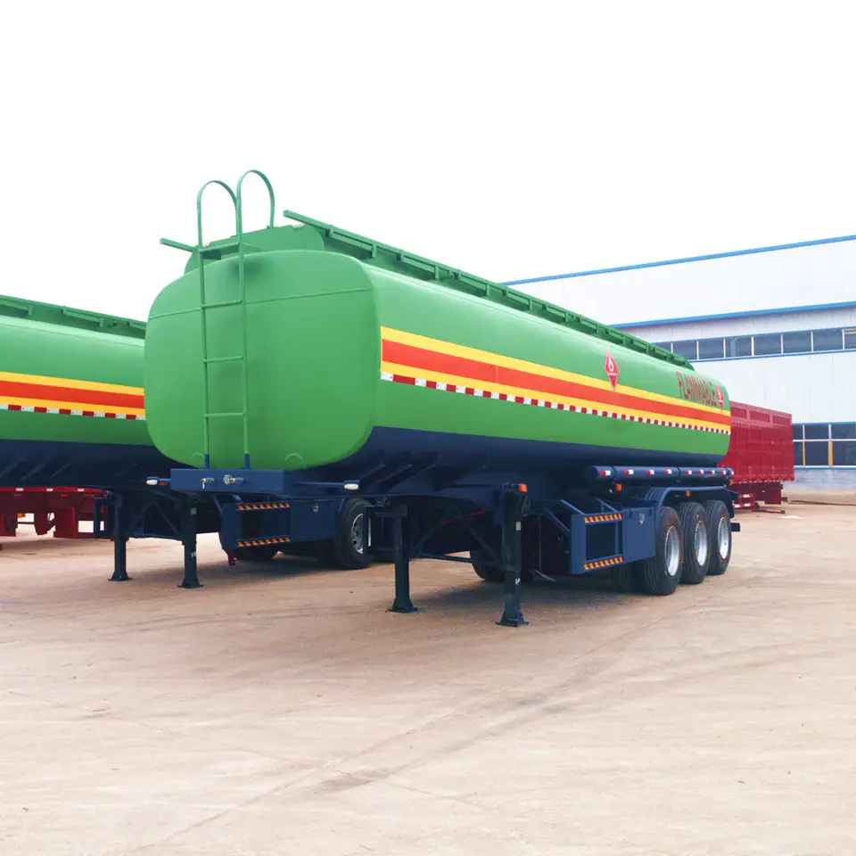 3 Axle 46cbm 46000liter Good Quality Carbon Steel Tank Trailer