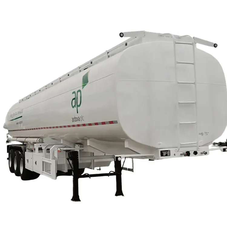 3 Axle 48cbm 48000liter Good Quality Carbon Steel Tank Trailer for Oil Fuel Diesel Gaso line Crude