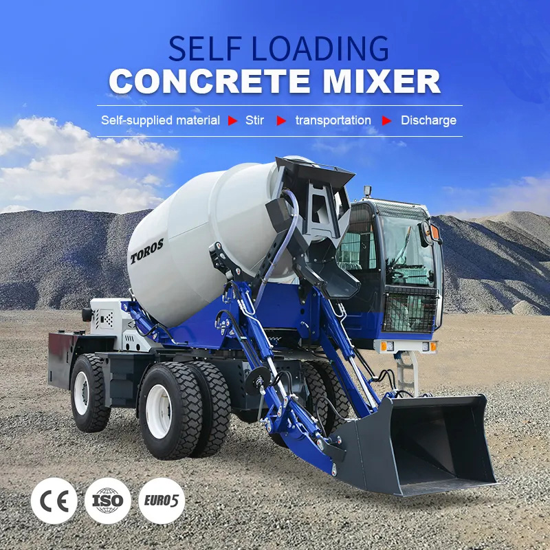 Mini Self Loading Mack Concrete Mixer Truck