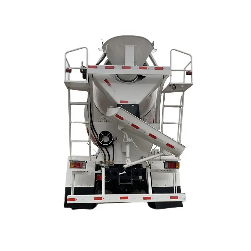 ISUZU 4x2 6 wheeler 7 CBM concrete transit mixer truck