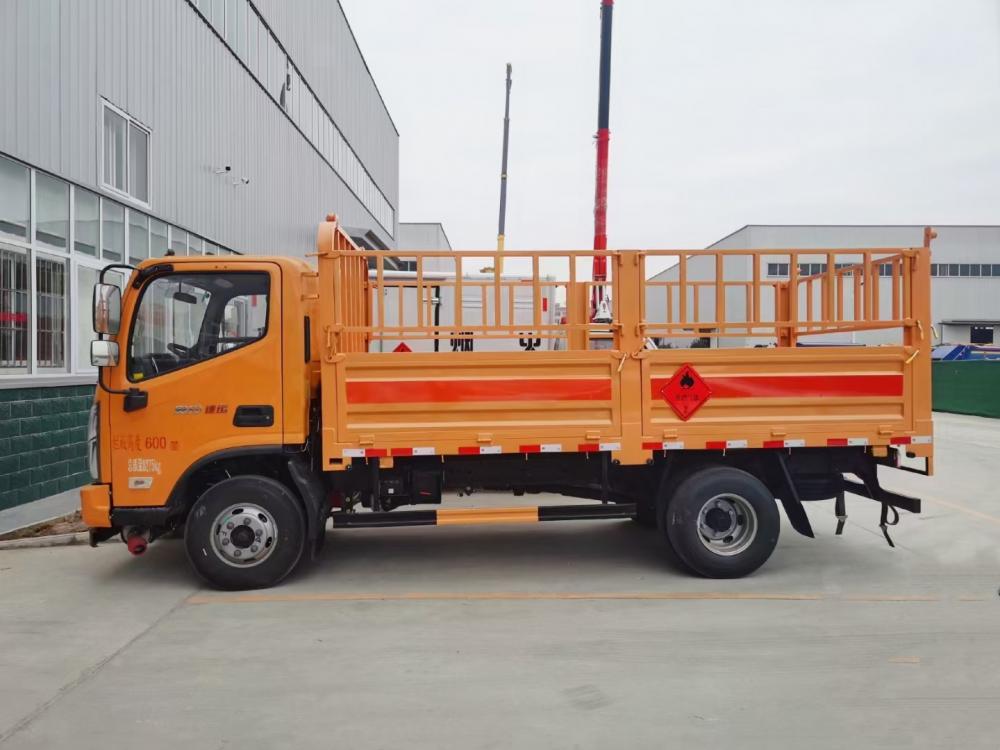 Foton 5Ton Cylinder Transport Truck With 1Ton Hydraulic Platform