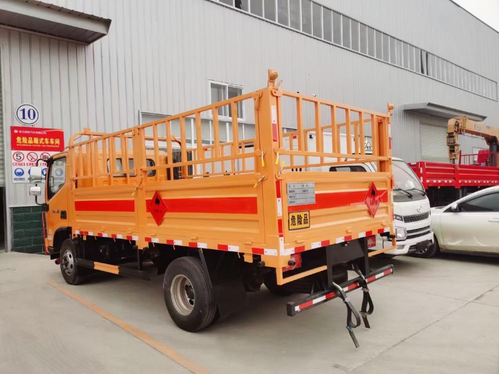 Foton 5Ton Cylinder Transport Truck With 1Ton Hydraulic Platform