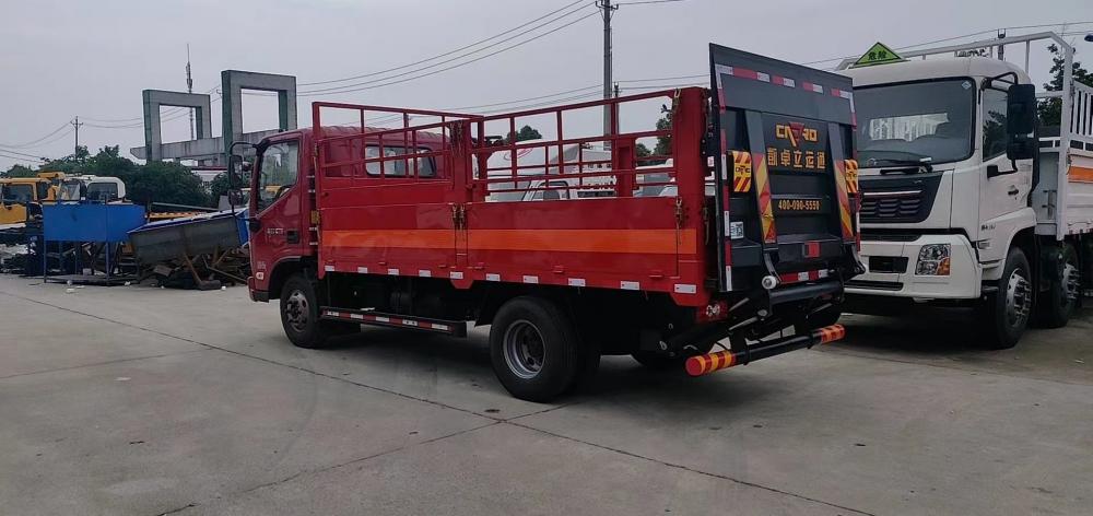 Foton 5Ton Cylinder Transport Truck With 1Ton Hydraulic Platform