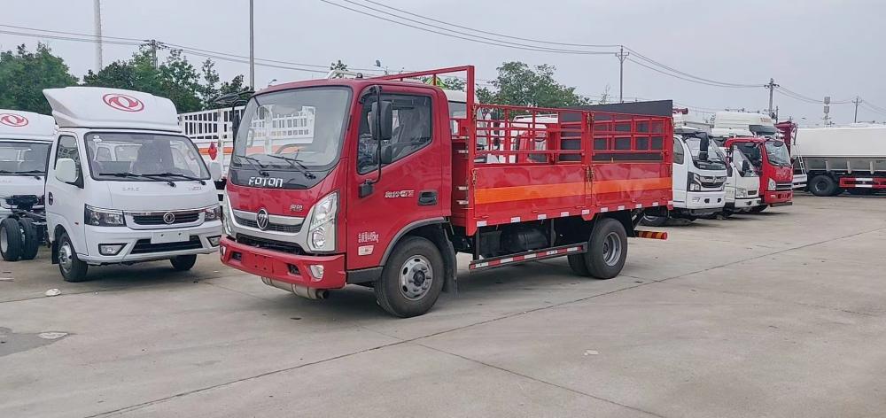 Foton 5Ton Cylinder Transport Truck With 1Ton Hydraulic Platform
