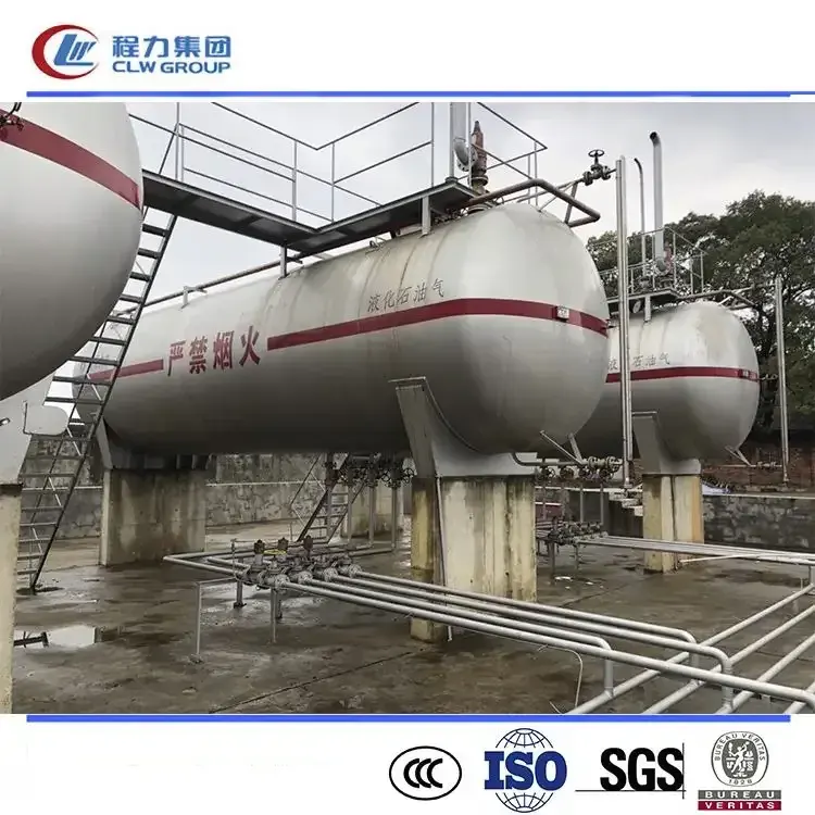 30tons 60000liters 60000L LPG Plant Tank Gas Cylinder Filling Station with Pump Compressor Filling Machine