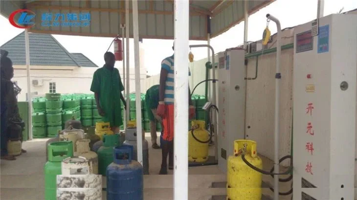 30tons 60000liters 60000L LPG Plant Tank Gas Cylinder Filling Station with Pump Compressor Filling Machine