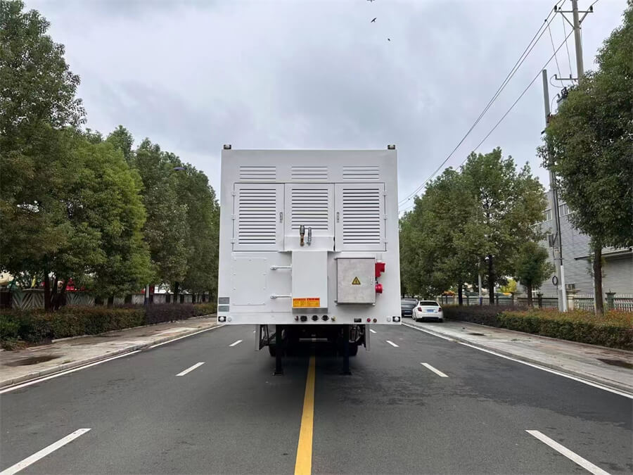 35cbm Semi-Trailer Compressed Rubbish Truck