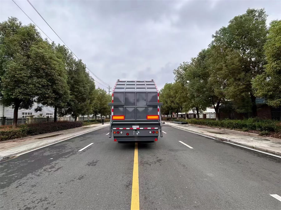 35cbm Semi-Trailer Compressed Rubbish Truck