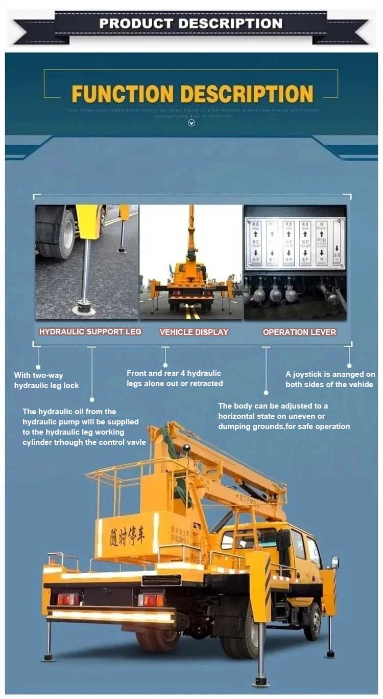 Articulated Bucket Truck 01