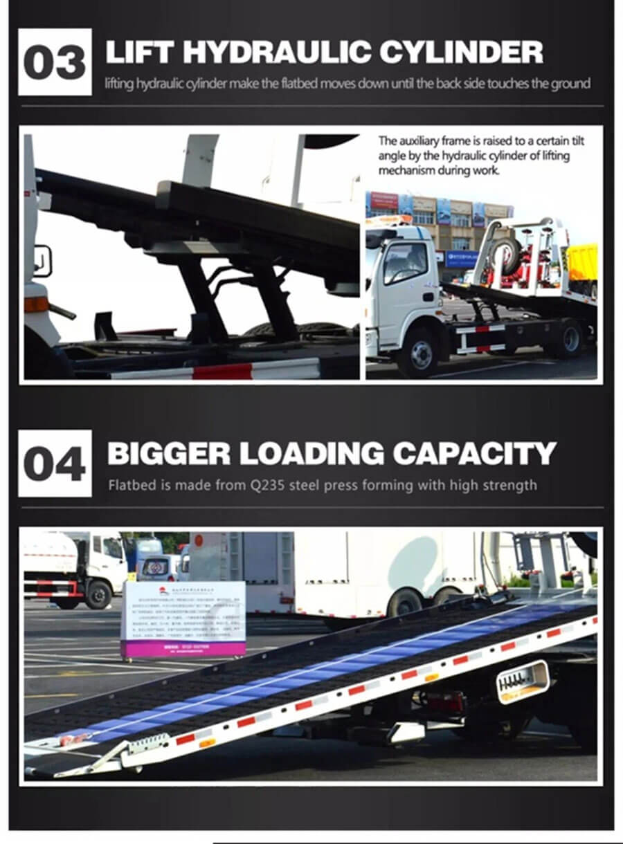 Flatbed Towing Wrecker Truck 06