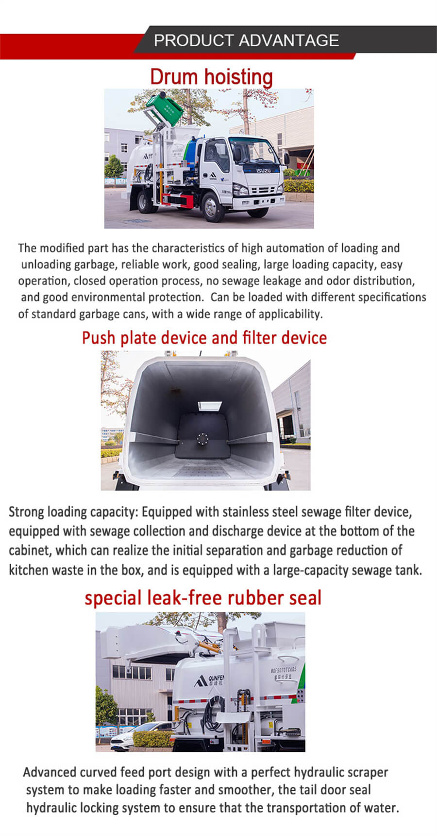 Kitchen Waste Garbage Truck 01