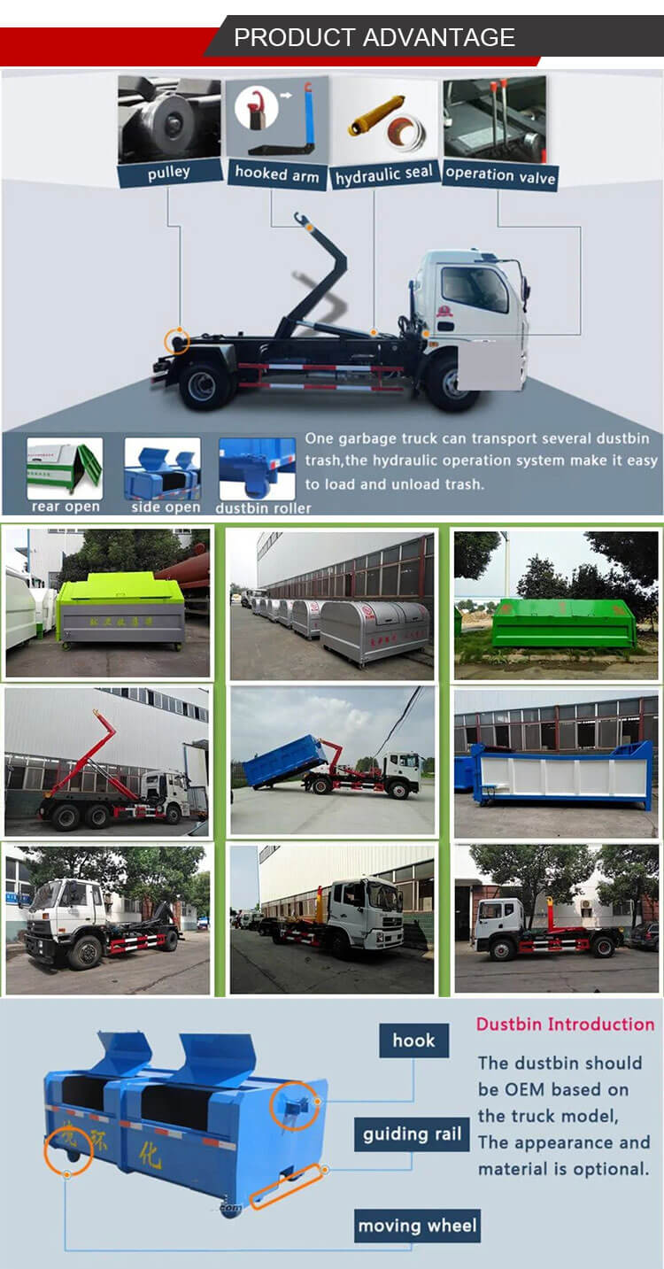 Hook Loader Garbage Truck 01 Hook Loader Garbage Truck 01